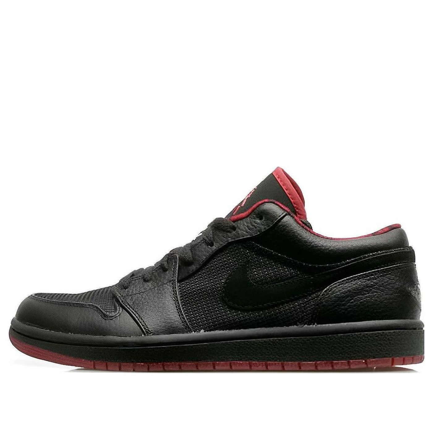 Air Jordan 1 Retro Low 'Black Silver Red'  309192-001 Epochal Sneaker
